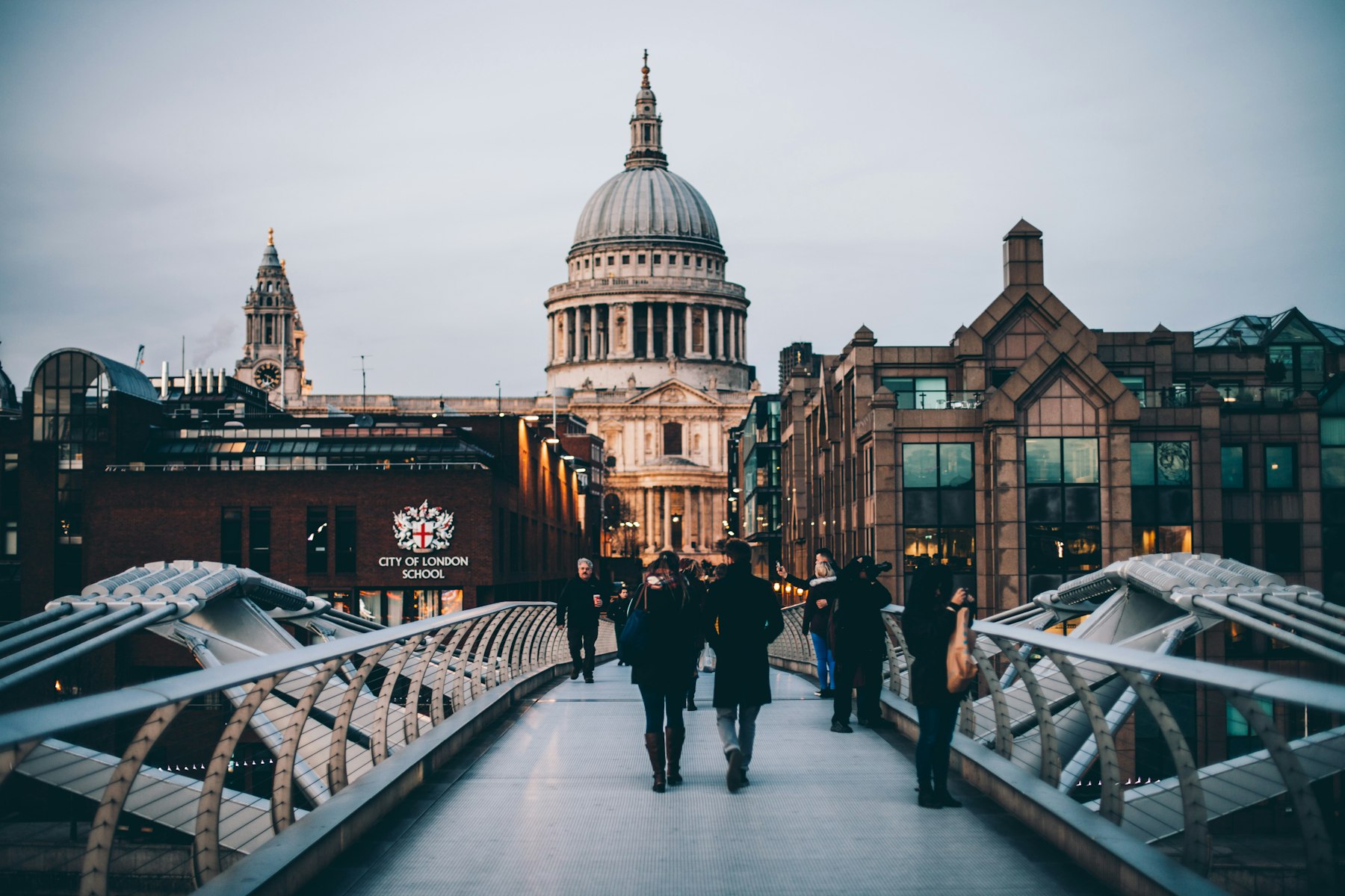 St Paul's Cathedral above the London rooftops